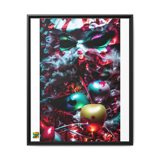 Name: „Dangerous Candys“ Colorful Framed Canvas Wall Art - Fun Decor for Celebrations