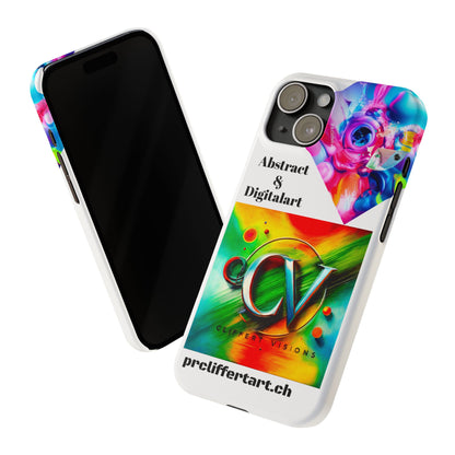 Colorful Art Slim Phone Case – Trendy & Vibrant Design for Creative Souls